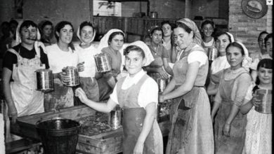 mujeres de la conserva huelga 1976