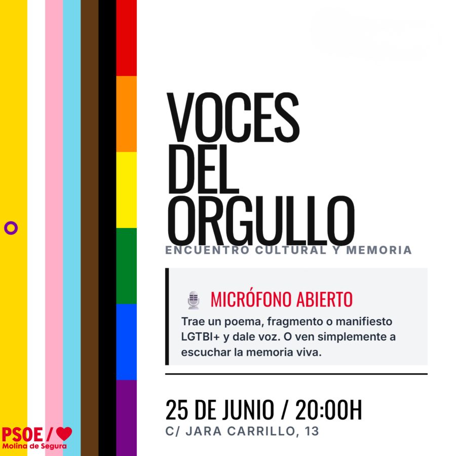 Convocatoria externa orgullo psoe