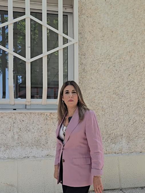 Foto Isabel Gadea en Sala donde se ubican los mayores