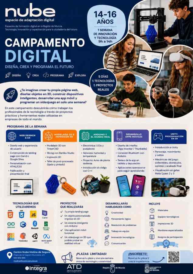 TIC-Molina-Centro Nube-Campamento Digital para jóvenes-CARTEL 14-16 años (1)