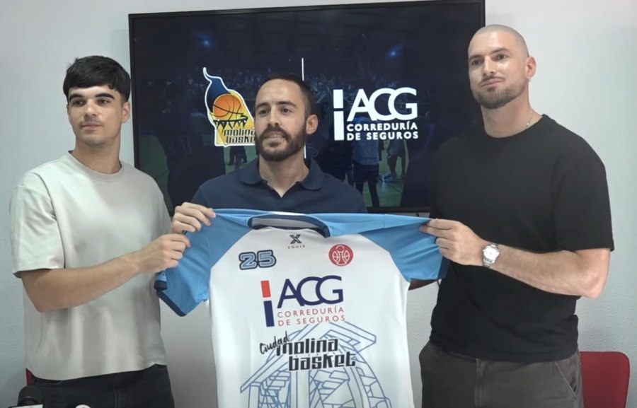 presentacion molina basket camiseta acg