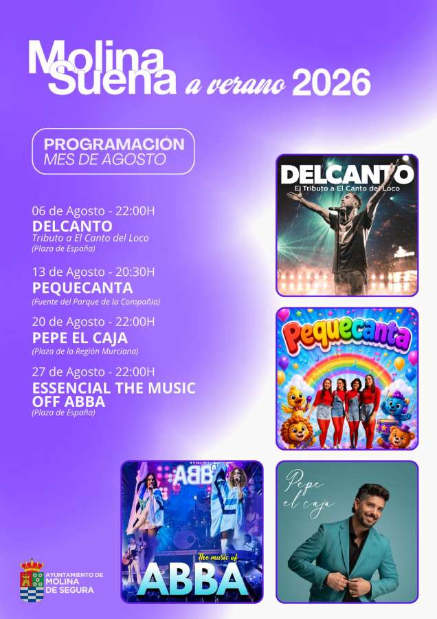 Cultura y Fiestas Locales-Ciclo 'Molina Suena a verano' 2026-CARTEL PROGRAMACIÓN AGOSTO (1)