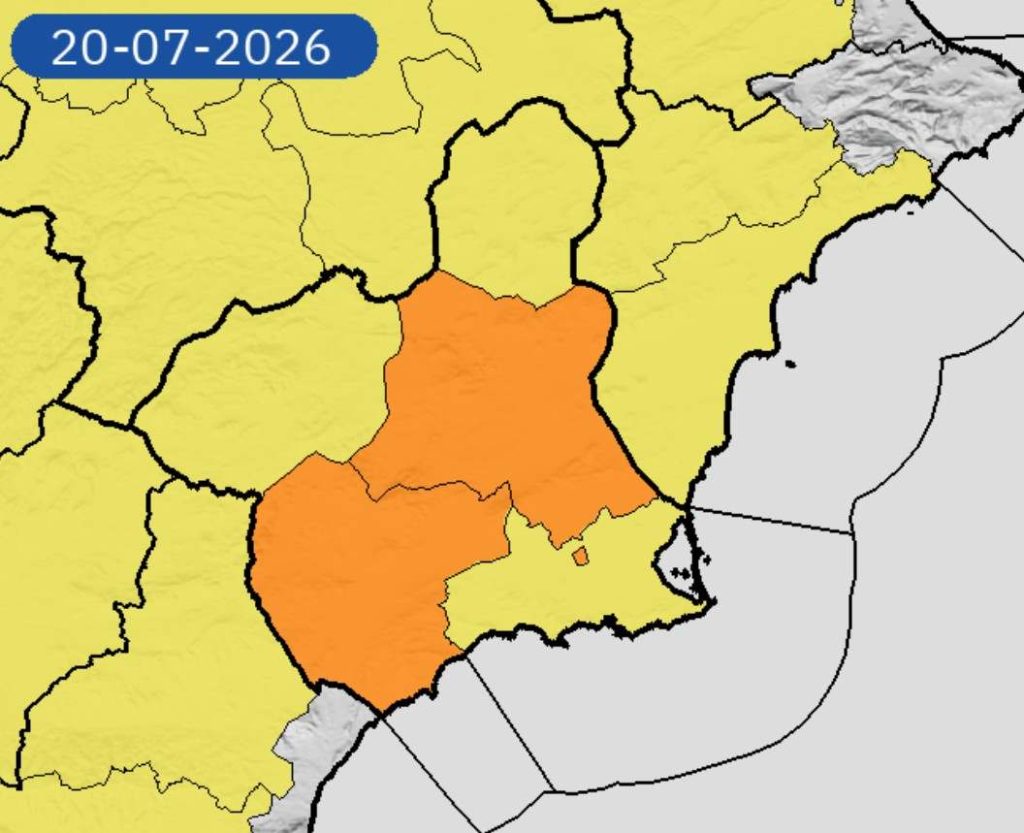 Mapa Nivel Naranja 20/07/2026image 2026-07-18 at 13.12.34