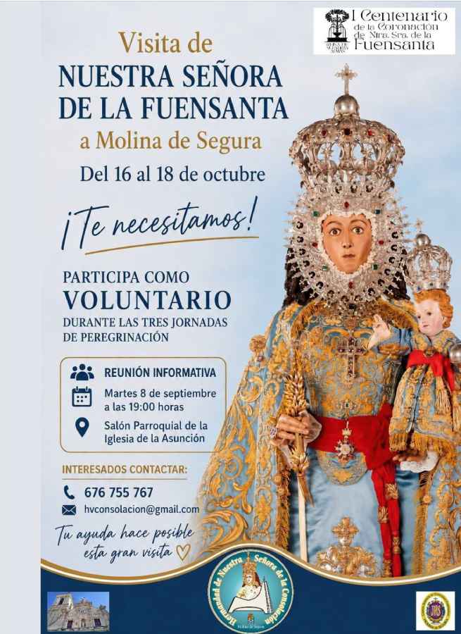 Cartel visita Nuestra Señora de la Fuensanta a Molina 2026-08-30 a las 16.00.55
