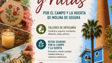 Artesanía y Turismo-Participación Ciudadana-Molina-Talleres y rutas de la huerta-CARTEL (1)