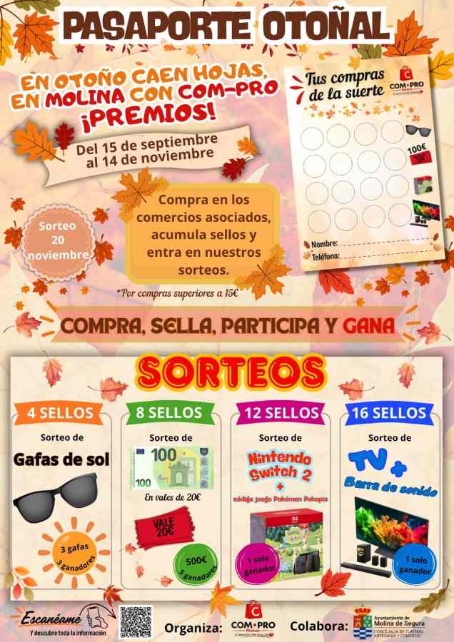 Comercio-Molina-Campaña 'Pasaporte otoñal' de asociación COM-PRO-CARTEL (1)