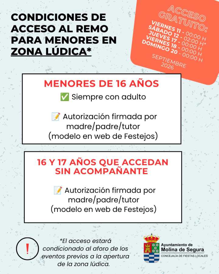 Fiestas Molina 2026-Normas acceso menores a barras en recinto REMO-CARTEL (1)