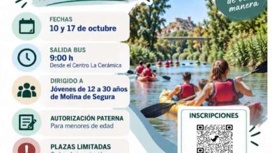 Juventud-Molina-Actividad 'Descenso del río Segura'-Plazo inscripción-CARTEL