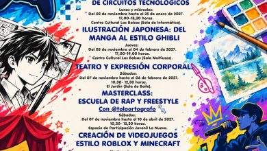Cartel de la programación de actividades juveniles de otoño 2026 en Molina de Segura