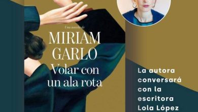 presentación libro miriam garlo volar con un ala rota