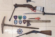 Armas detenidas por la Policía Local 2026-10-03 a las 22.25.17