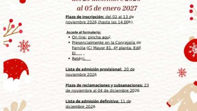 Familia-Molina-Servicio 'Concilia Navidad 2026-2027'-Apertura plazo inscripción-CARTEL