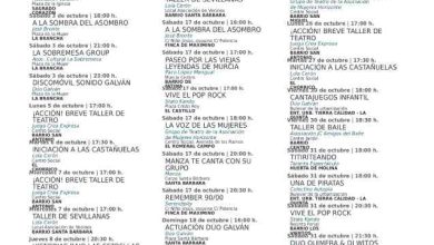 Participación Ciudadana-'En Molina, la Cultura va por Barrios, Pedanías y Urbanizaciones'-Programación octubre 2026-CARTEL