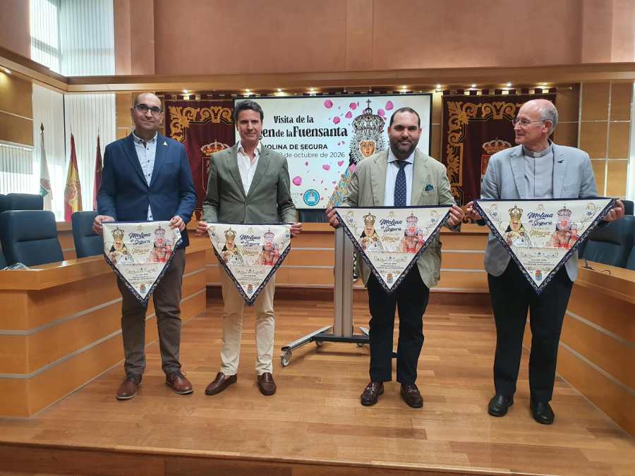 Programa de actos y recorrido de la peregrinación de la Virgen de la Fuensanta por Molina de Segura