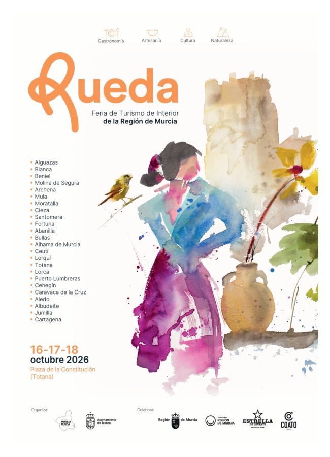 Turismo-Molina-Participación en Feria de Turismo de Interior de la Región de Murcia 2026 'RUEDA'-CARTEL (1)