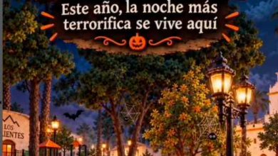 cartel Halloween en los valientes 2026