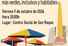 San Roque celebra este viernes una charla sobre barrios más verdes y habitables con participación vecinal y nuevas propuestas urbanas