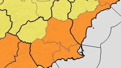 Mapa aviso amarillo viernes 2 de octubre 2026